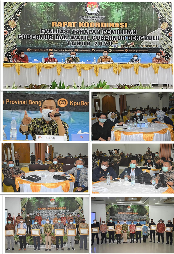 Pengumuman hasil pemilihan gubernur Bengkulu oleh KPU